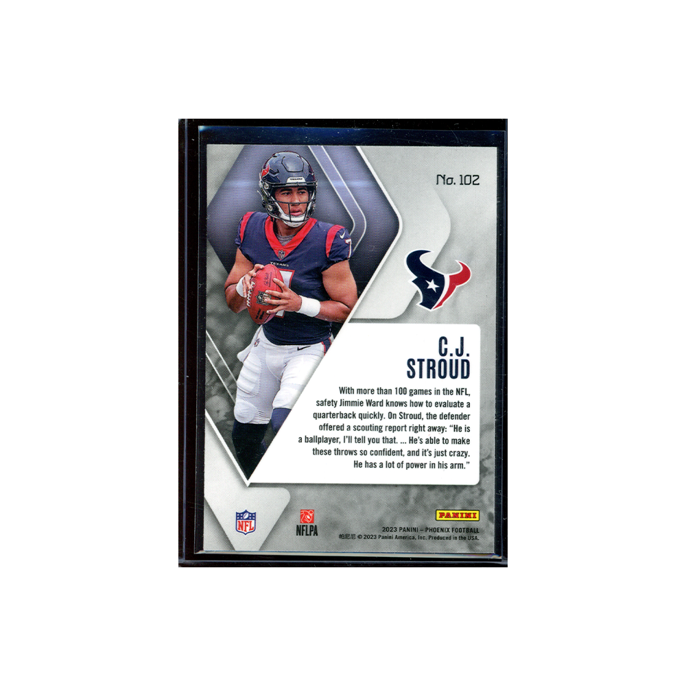 CJ Stroud 2023 Panini Phoenix Football Rookie