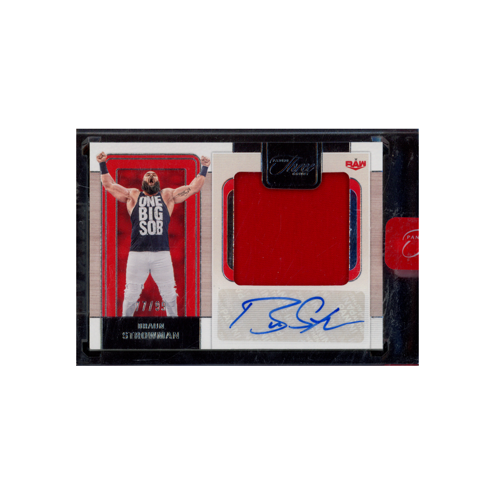 Braun Strowman 2024 Panini Three Count WWE Patch Auto /99