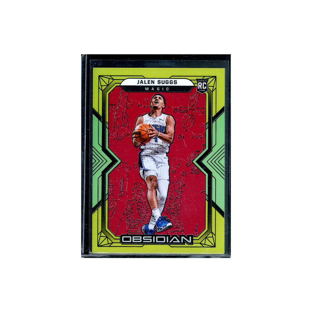 Jalen Suggs 2021-22 Panini Obsidian Basketball Rookie Yellow /99
