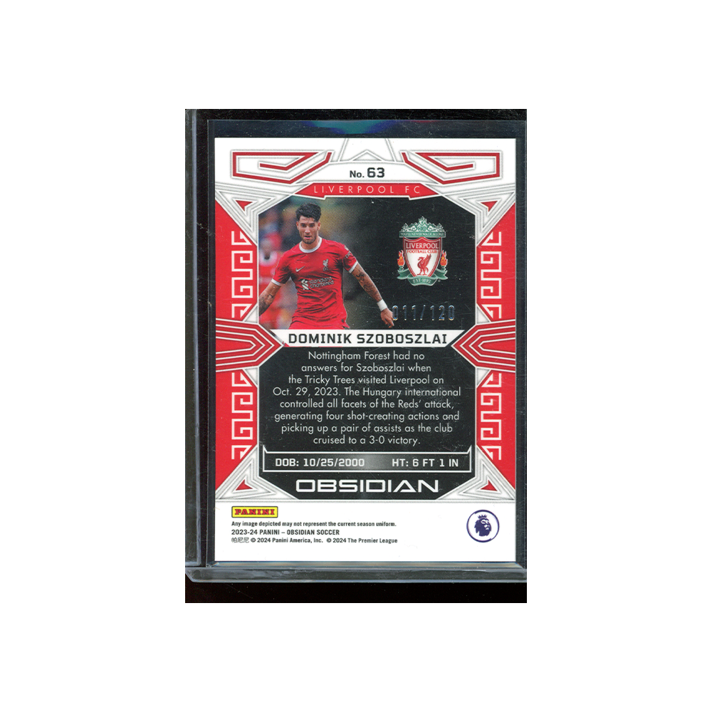 Dominik Szoboszlai 2023-24 Panini Obsidian Soccer /120
