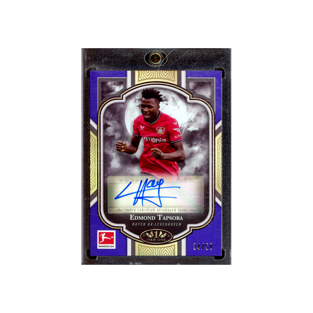 Edmond Tapsoba 2023 Topps Tier One Scarecrow Auto Purple /50