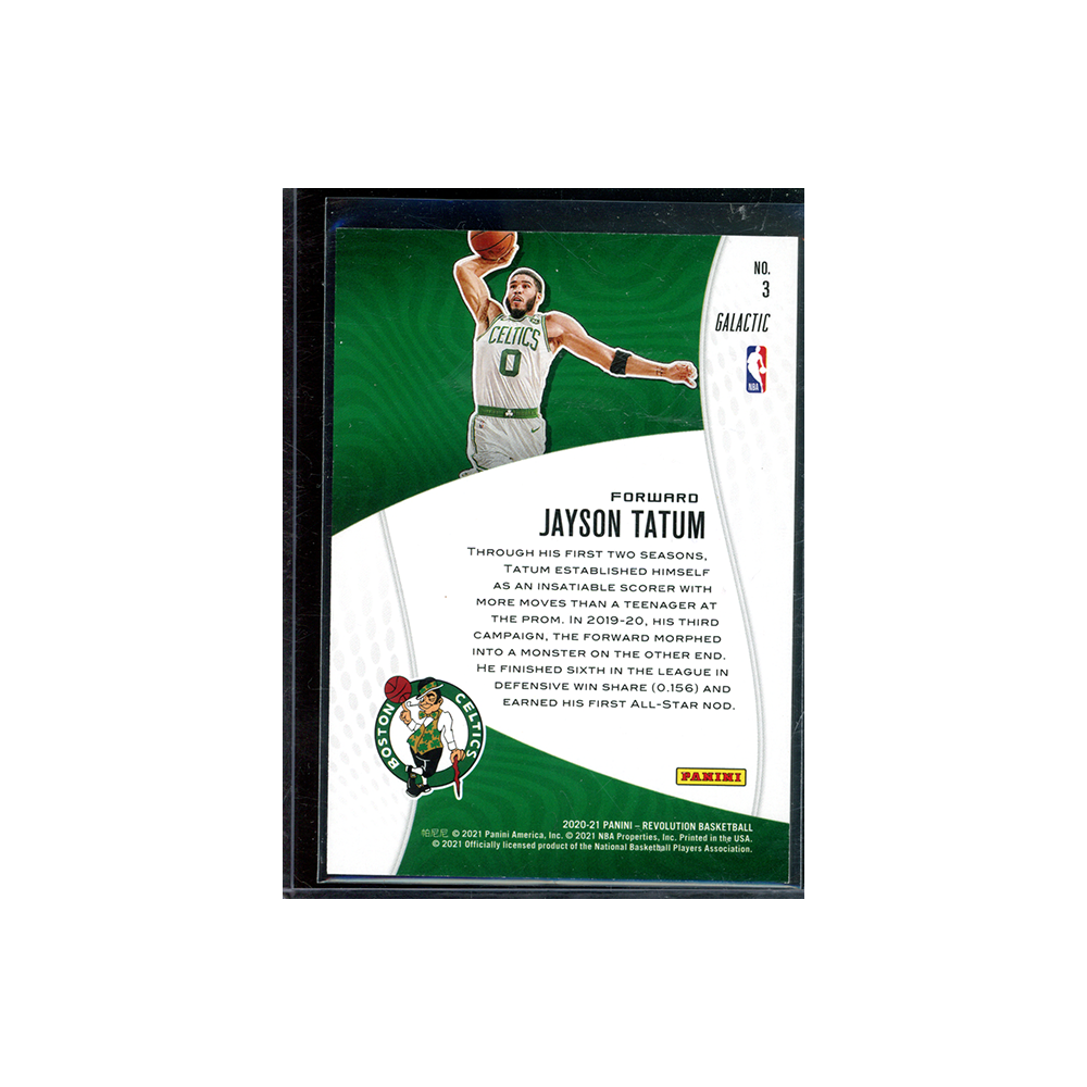 Jayson Tatum 2020-21 Panini Revolution Basketball Galactic