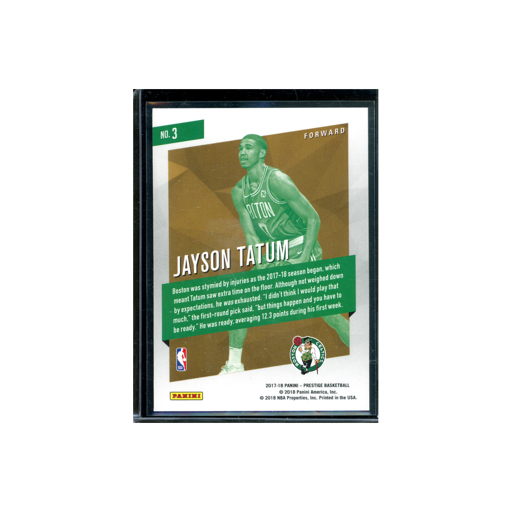 Jayson Tatum 2017-18 Panini Prestige Basketball Rookie Red