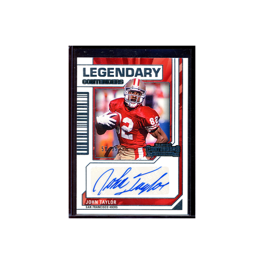 John Taylor 2023 Panini Contenders Football Legendary Contenders Auto /99