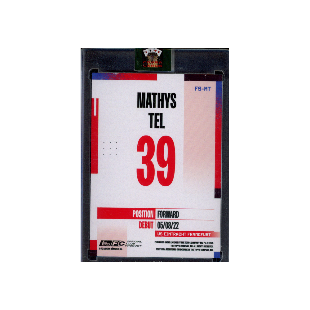 Mathys Tel 2025 Topps Bayern Team Set /25