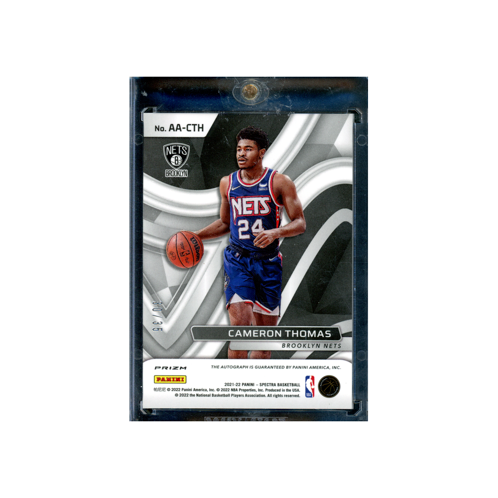 Cameron Thomas 2021-22 Panini Spectra Basketball Aspiring RPA Purple /35