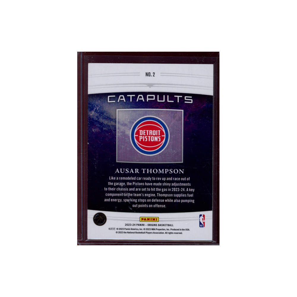 Ausar Thompson 2023-24 Panini Origins Basketball Rookie Catapults