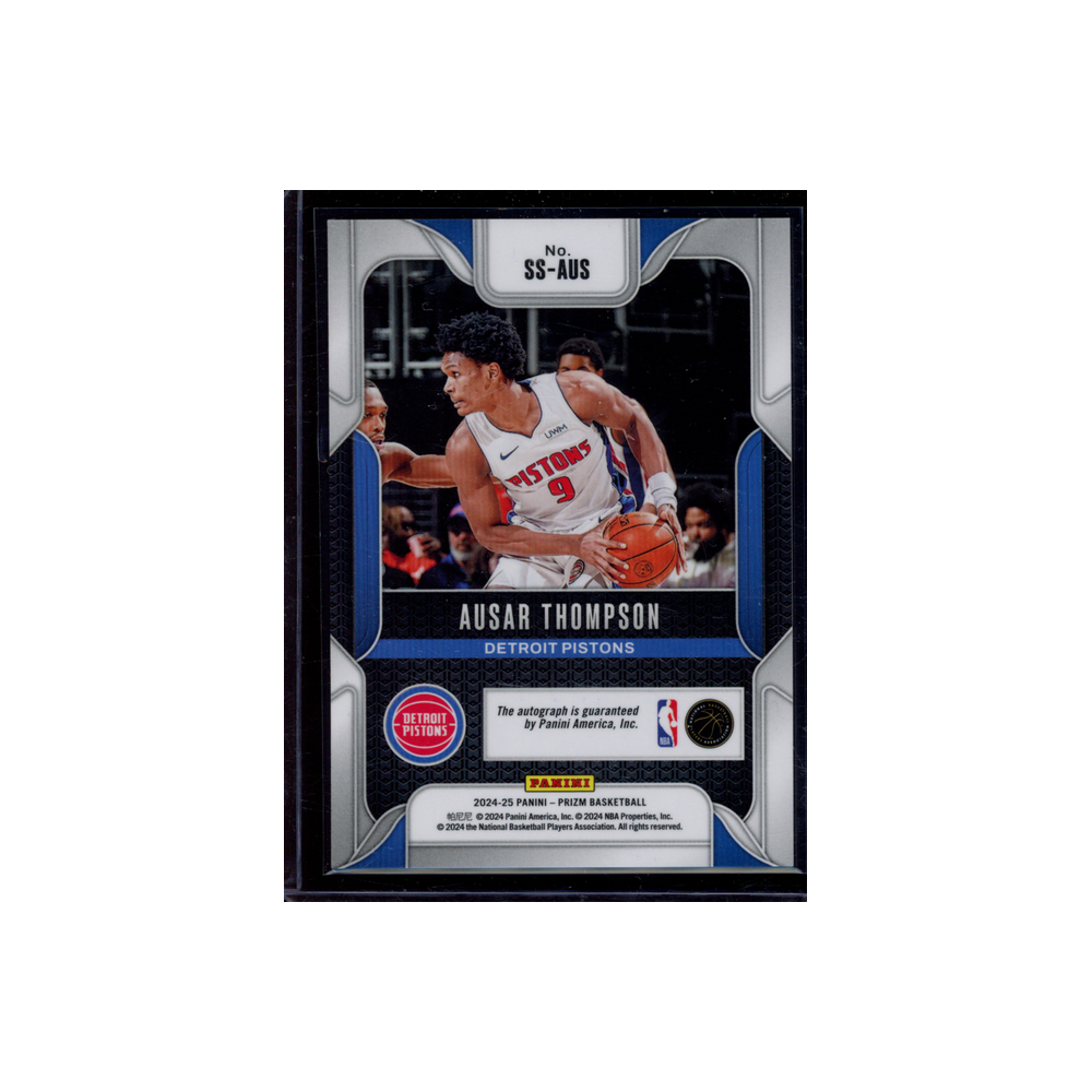 Ausar Thompson 2024-25 Panini Prizm Basketball Sensational Signatures