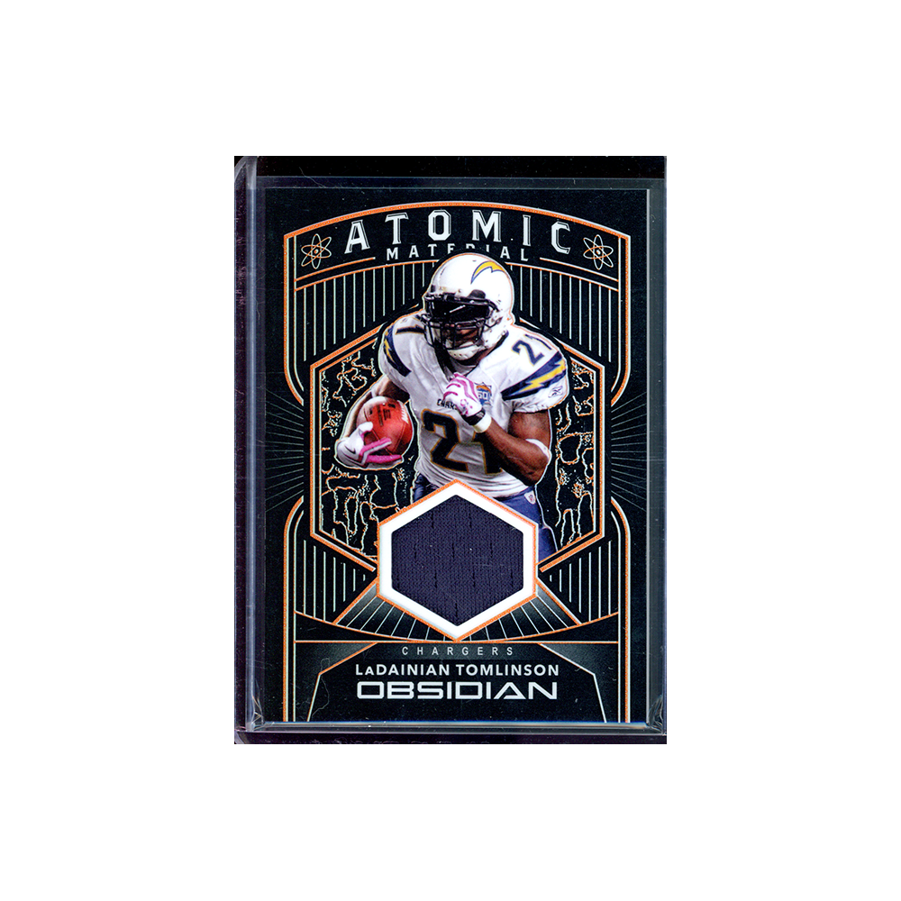 LaDainian Tomlinson 2020 Panini Obsidian Football Atomic Material Patch /40