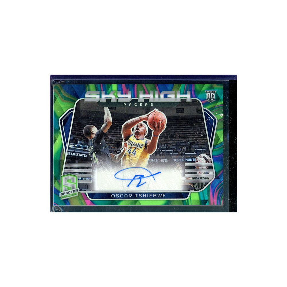 Oscar Thsiebwe 2023-24 Panini Spectra Basketball Sky High Rookie Auto /5