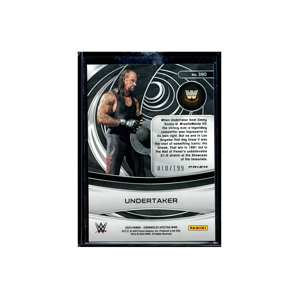 Undertaker 2023 Chronicles Spectra WWE Purple /199 #390
