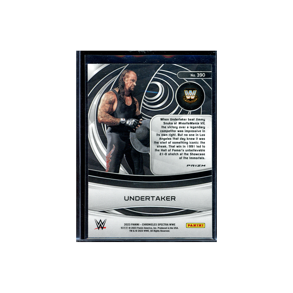 Undertaker 2023 Panini Chronicles Spectra WWE Wave #390
