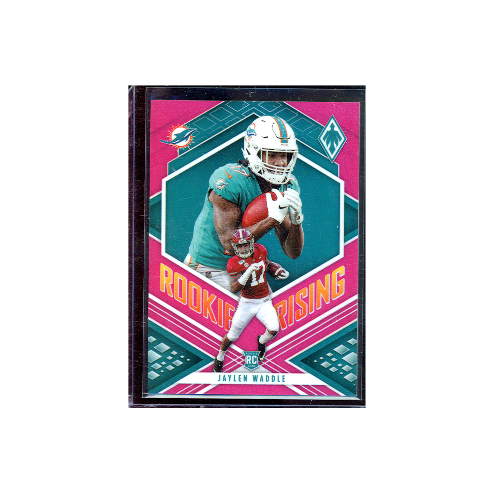 Jaylen Waddle 2021 Panini Phoenix Football Rookie Rising Pink /175