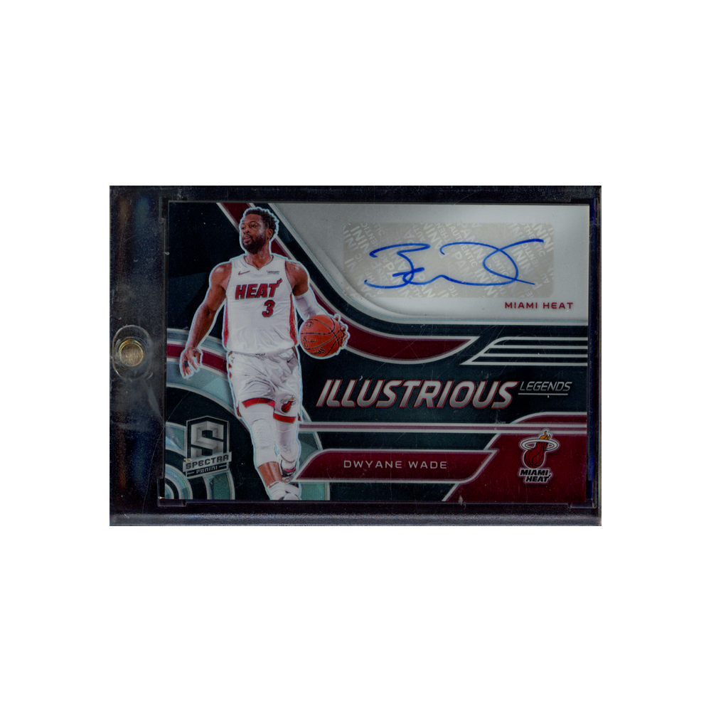Dwyane Wade 2020-21 Panini Spectra Basketball Illustrious Legends Auto /49