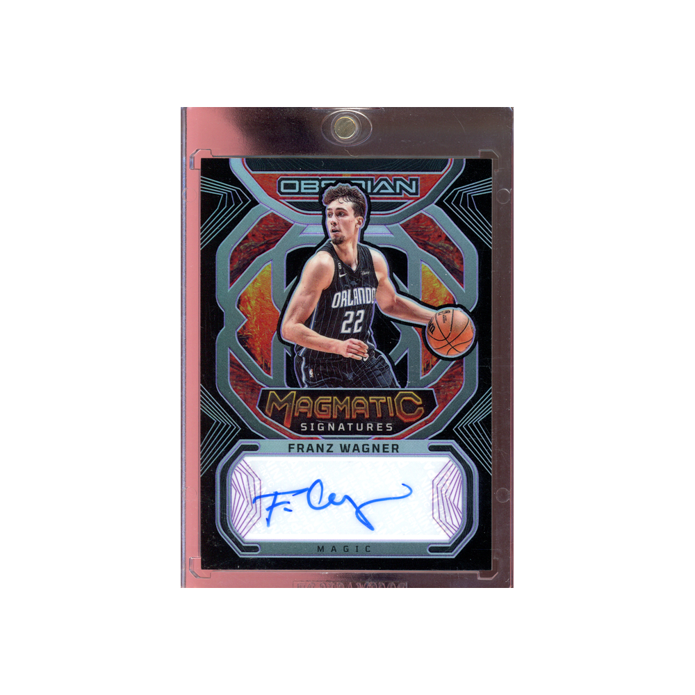 Franz Wagner 2022-23 Panini Obsidian Basketball Magmatic Signatures Auto /75