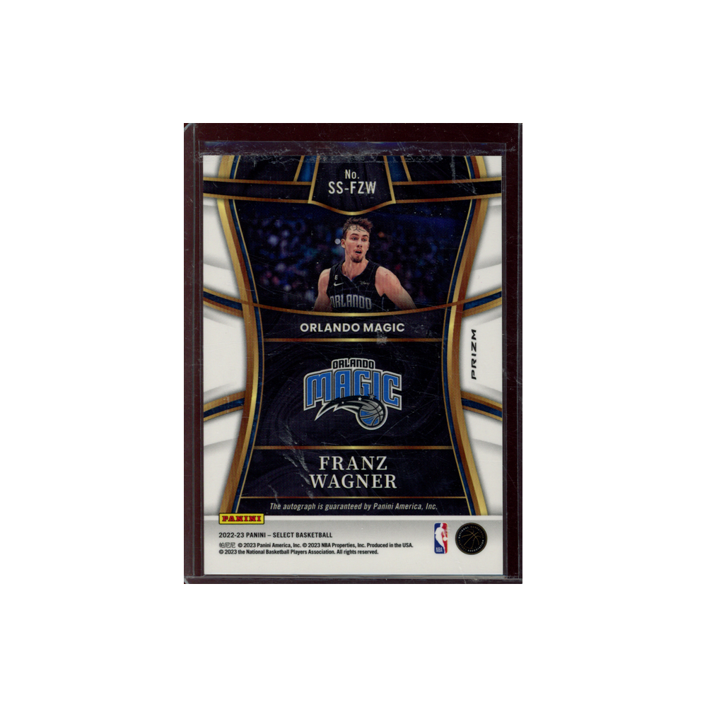 Franz Wagner 2022-23 Panini Select Basketball Signature Selections