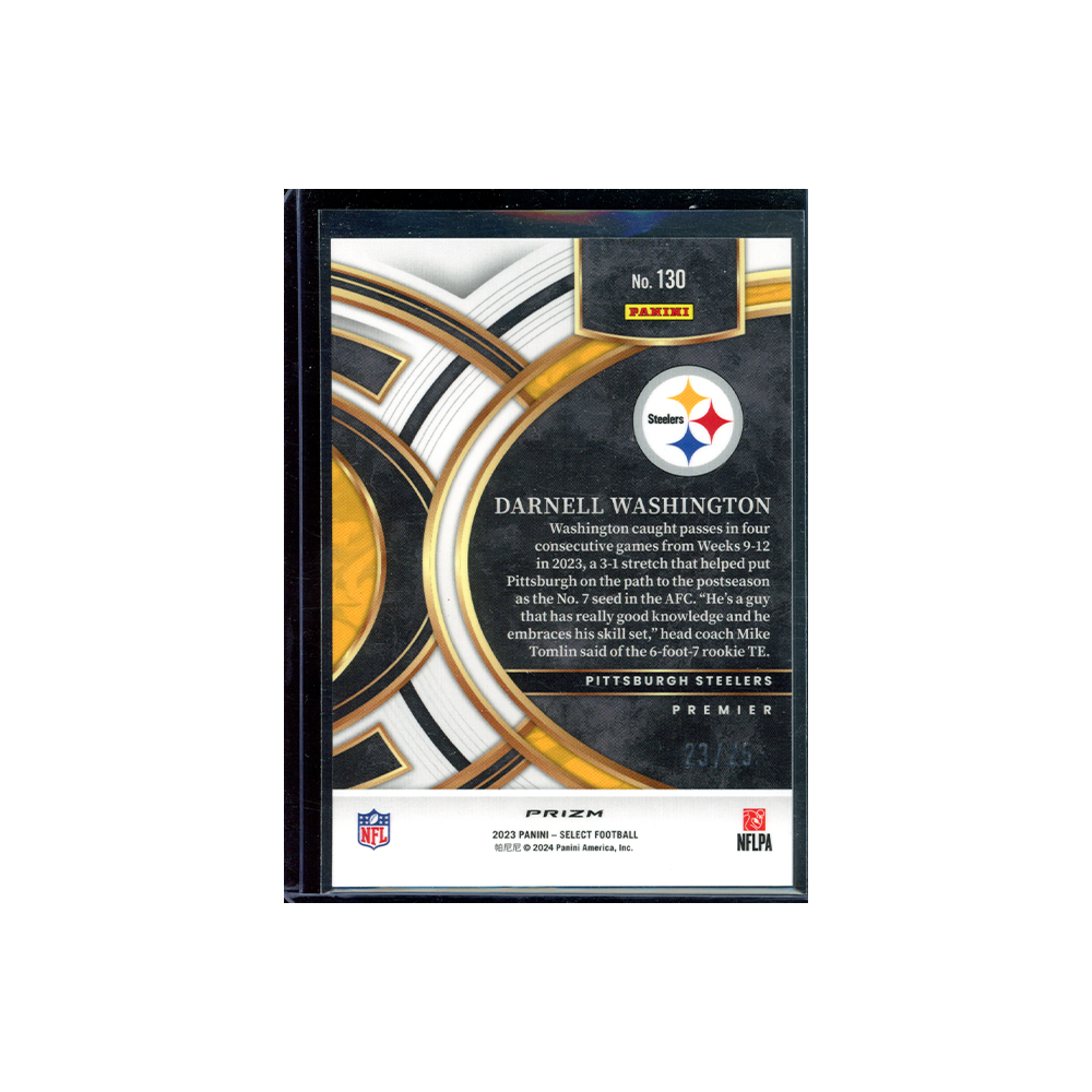 Darnell Washington 2023 Panini Select Football Tie-Dye Rookie /25