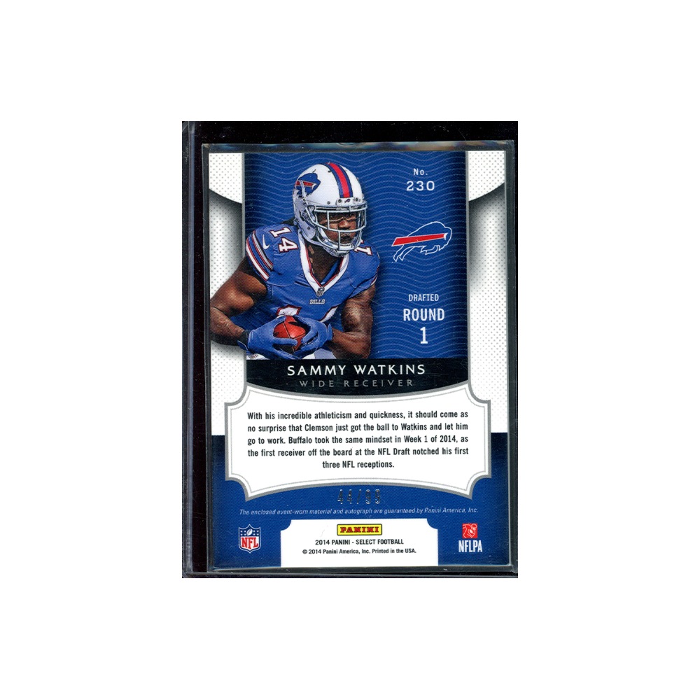 Sammy Watkins 2014 Panini Select Football Rookie Patch Auto /99