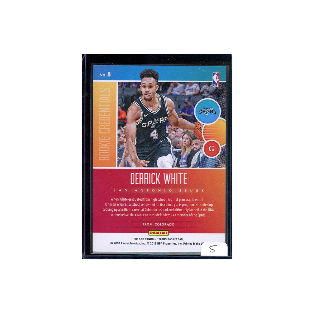 Derrick White 2017-18 Panini Status Basketball Rookie Credentials /299