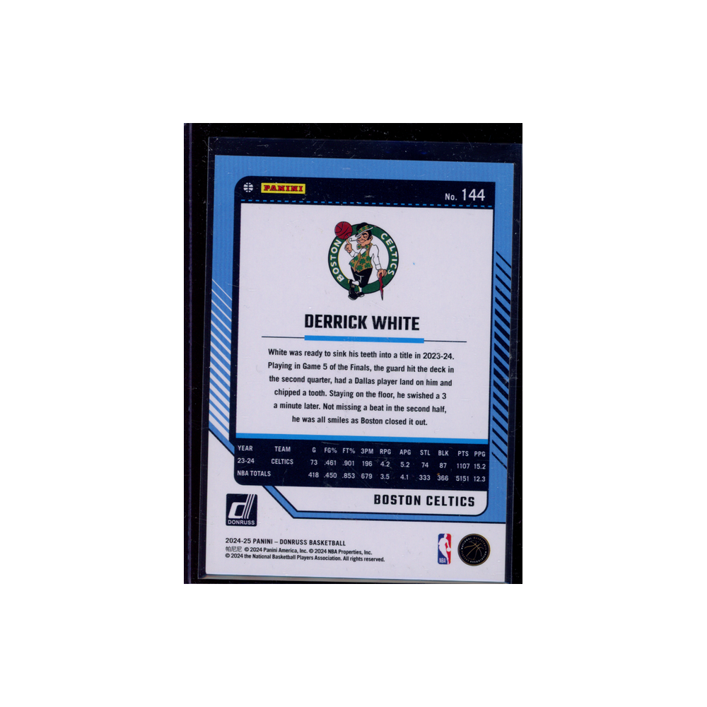 Derrick White 2024-25 Panini Donruss Basketball Holo Laser /149