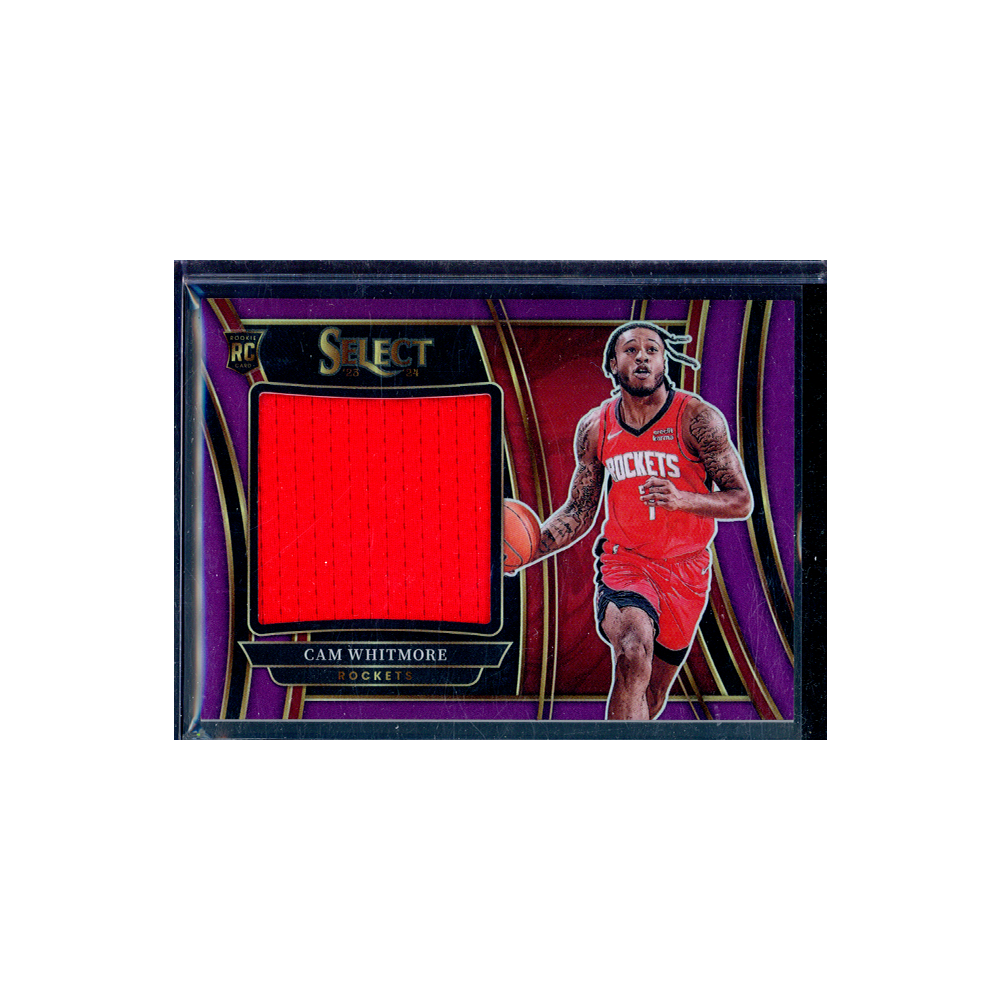 Cam Whitmore 2023-24 Panini Select Basketball Purple Rookie Patch /99