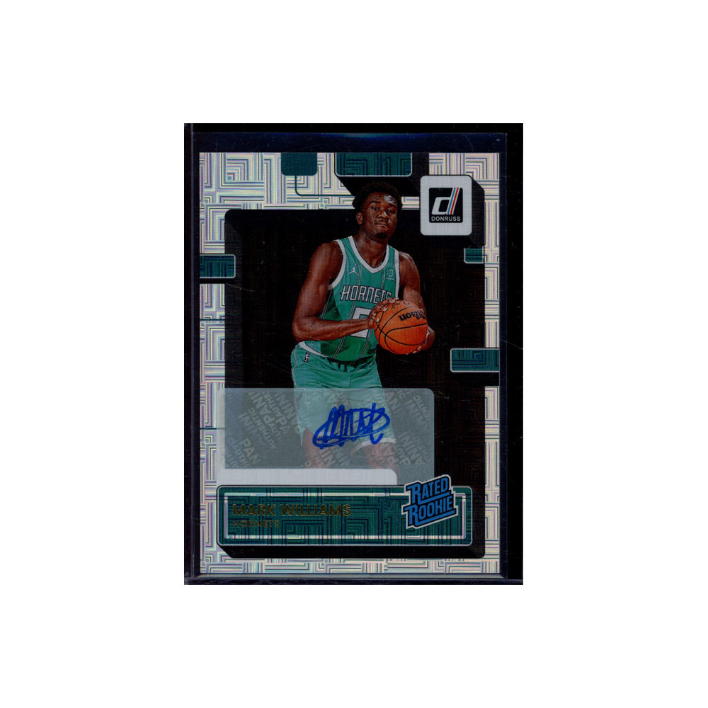 Mark Williams 2022-23 Panini Donruss Basketball Rookie Choice Auto