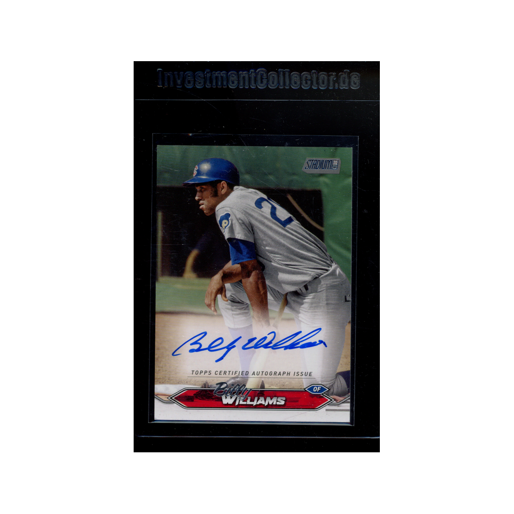 Billy Williams 2024 Topps Stadium Club Baseball Auto