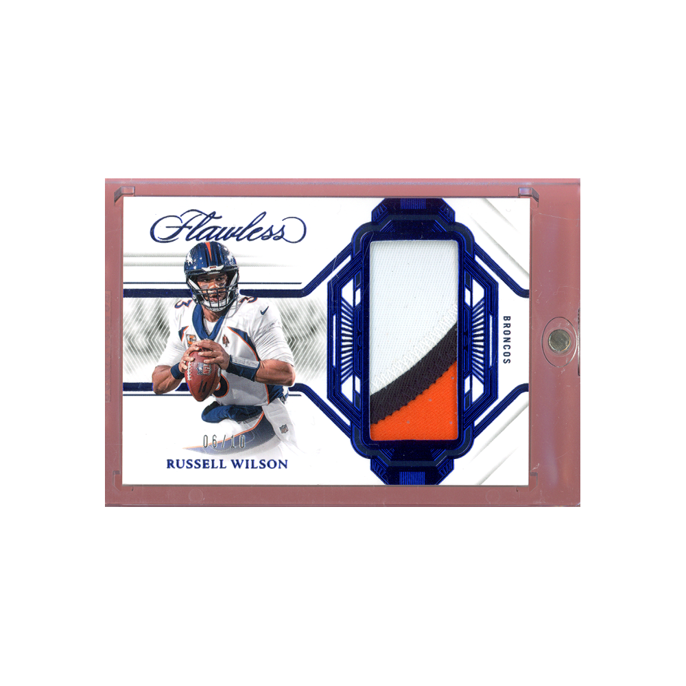 Russell Wilson 2023 Panini Flawless Football Patch /10