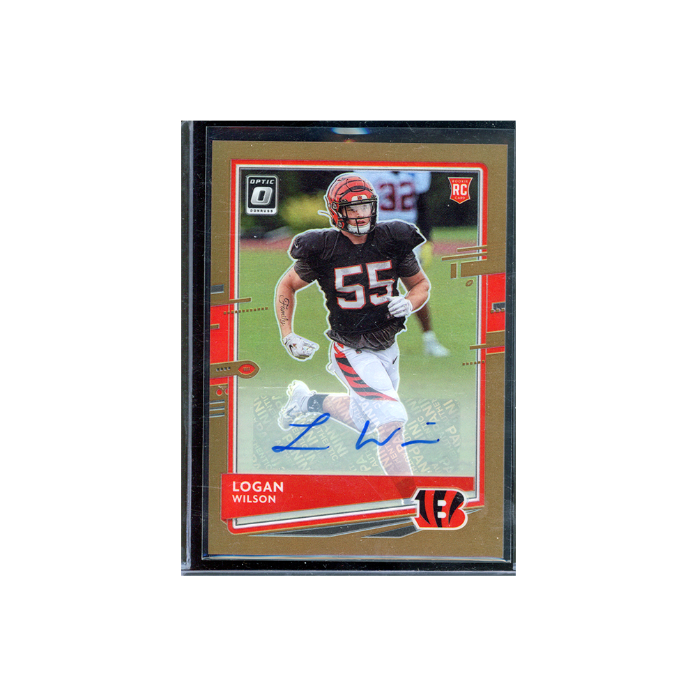 Logan Wilson 2020 Panini Donruss Optic Football Auto