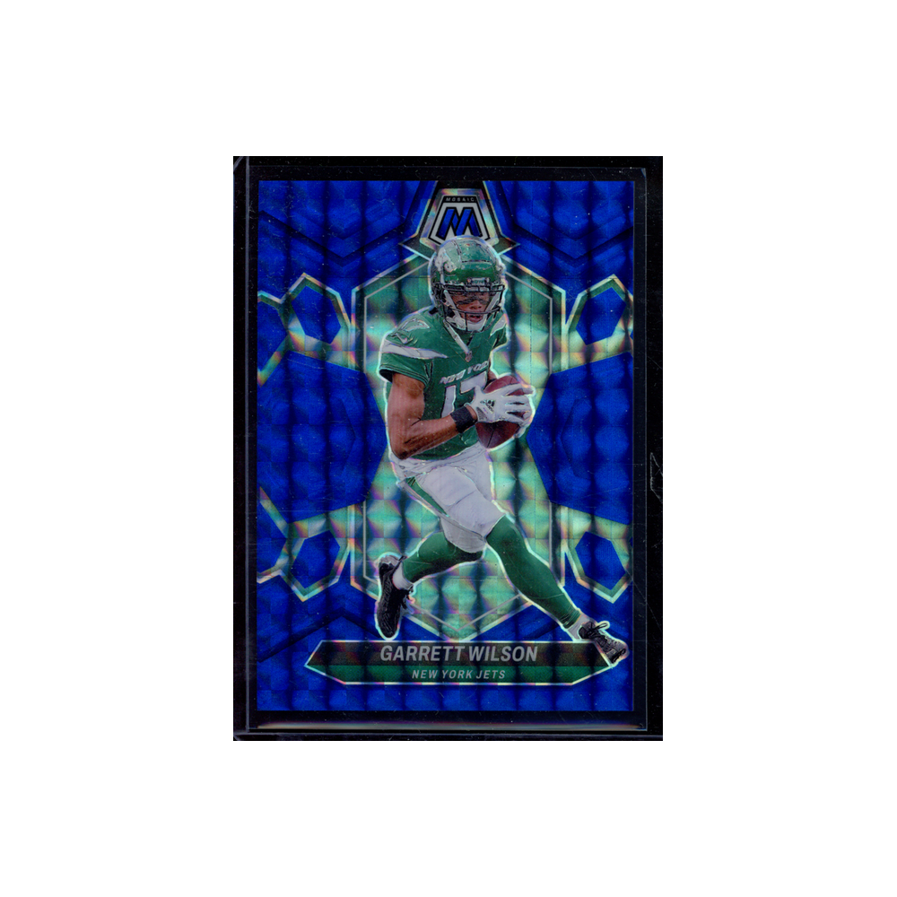 Garrett Wilson 2024 Panini Mosaic Football Blue /99
