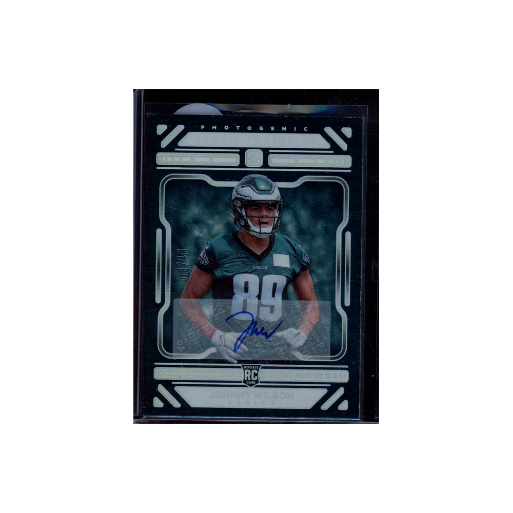 Johnny Wilson 2024 Panini Photogenic Football Rookie Auto /49