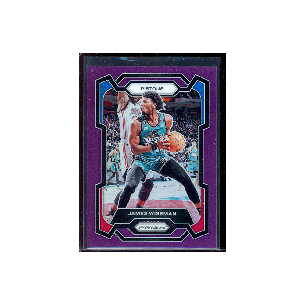 James Wiseman 2023-24 Panini Prizm Basketball Purple Prizm /99