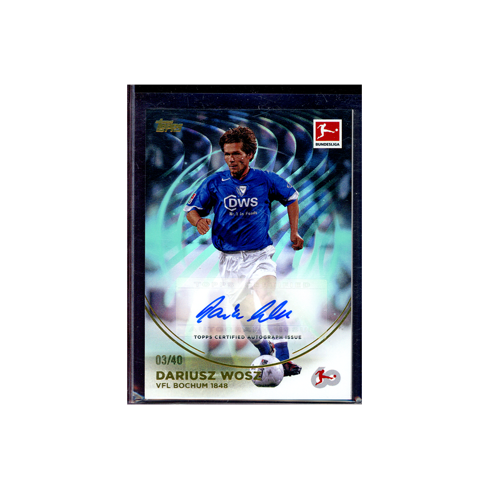 Dariusz Wosz 2023-24 Topps 60 Years of Bundesliga Soccer Auto /40