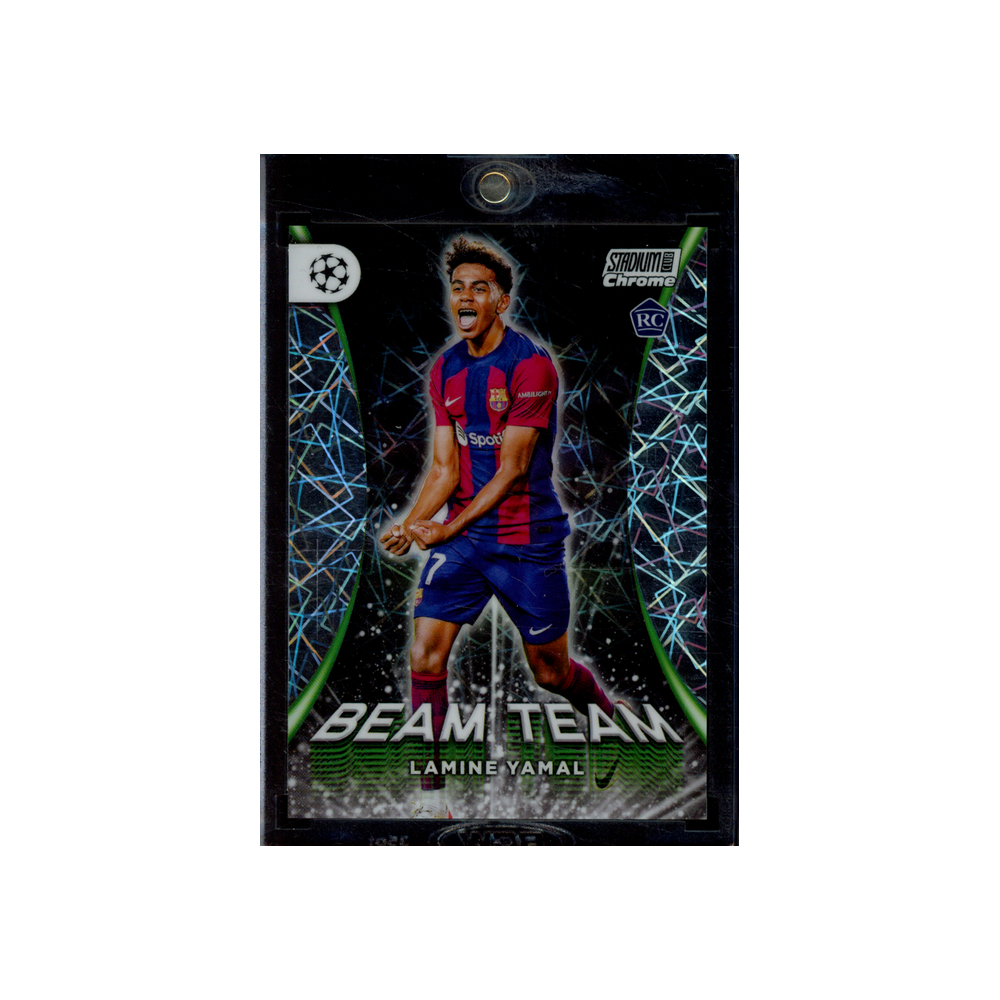 Lamine Yamal 2024 Topps Chrome Beam Team Rookie