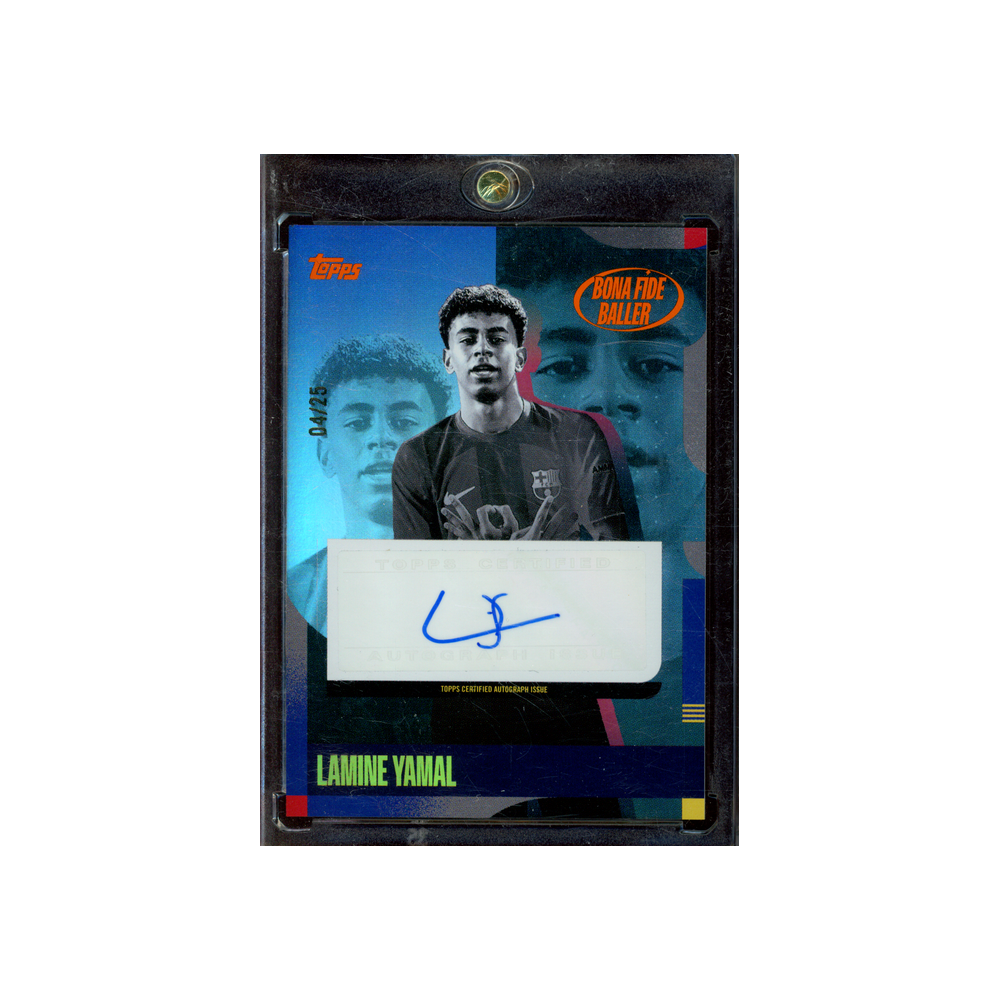 Lamine Yamal 2024 Topps Barcelona Team Set Bona Fide Baller Auto /25