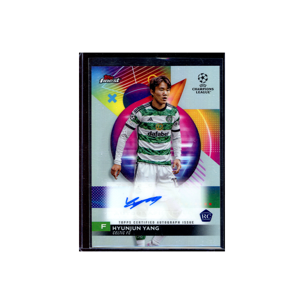 Hyunjun Yang 2023-24 Topps Finest UCC Soccer Rookie Auto