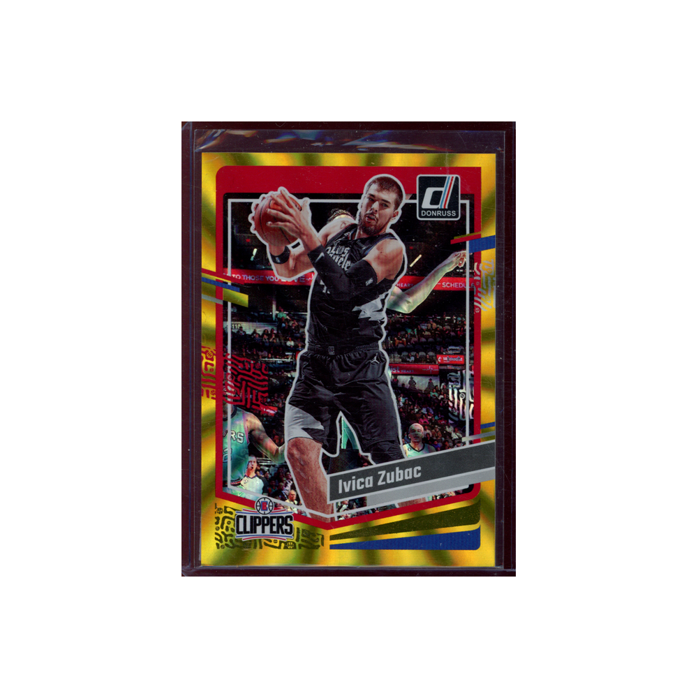Ivica Zubac 2023-24 Panini Donruss Basketball Gold /10