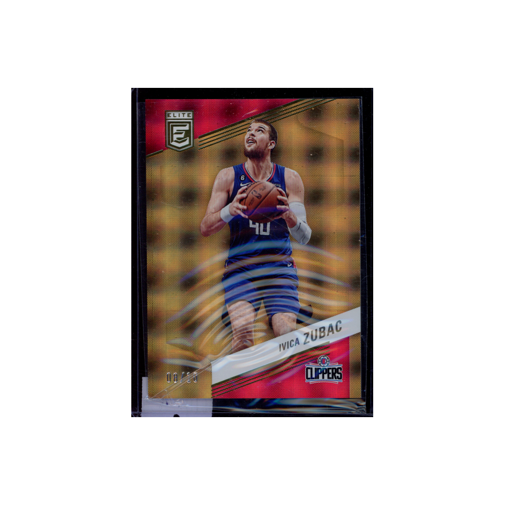 Ivica Zubac 2022-23 Panini Donruss Elite Basketball Gold /10