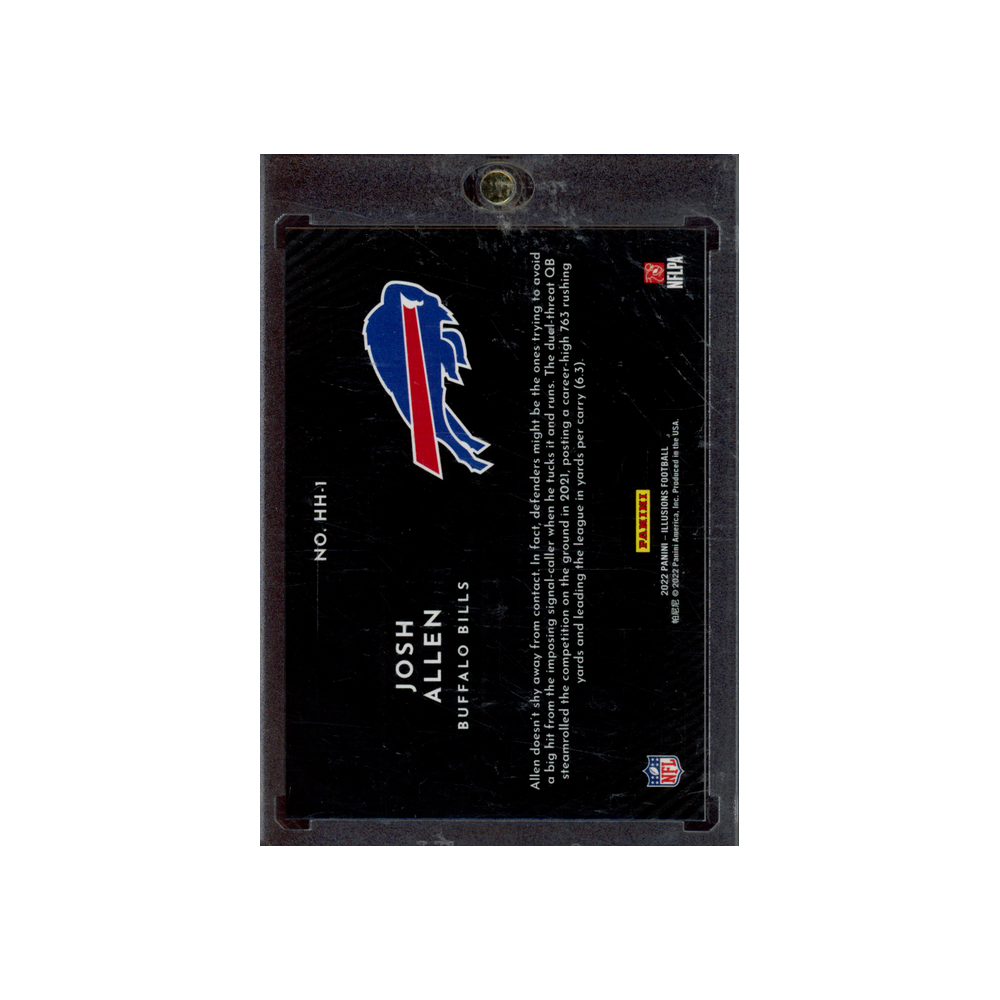 Josh Allen 2022 Panini Illusions Football Holoheroes