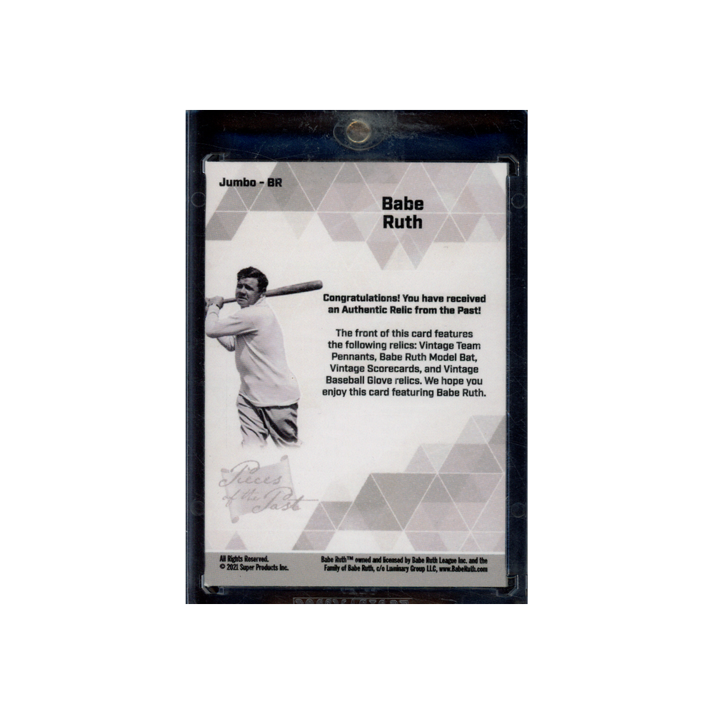 Babe Ruth 2021 Pieces of the Past Relic