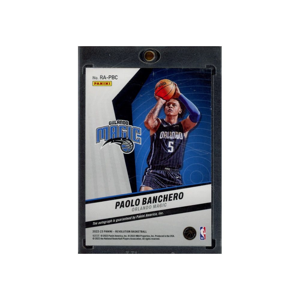 Paolo Banchero 2022-23 Panini Revolution Basketball Rookie Auto