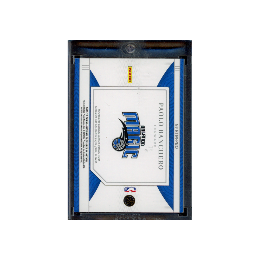 Paolo Banchero 2022-23 Panini National Treasures Basketball Rookie Patch 1/1