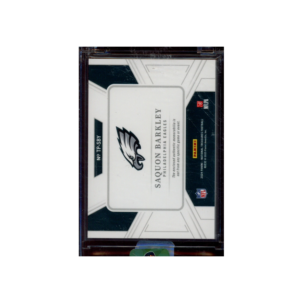 Saquon Barkley 2024 Panini National Treasures Football Treasured Patches /25