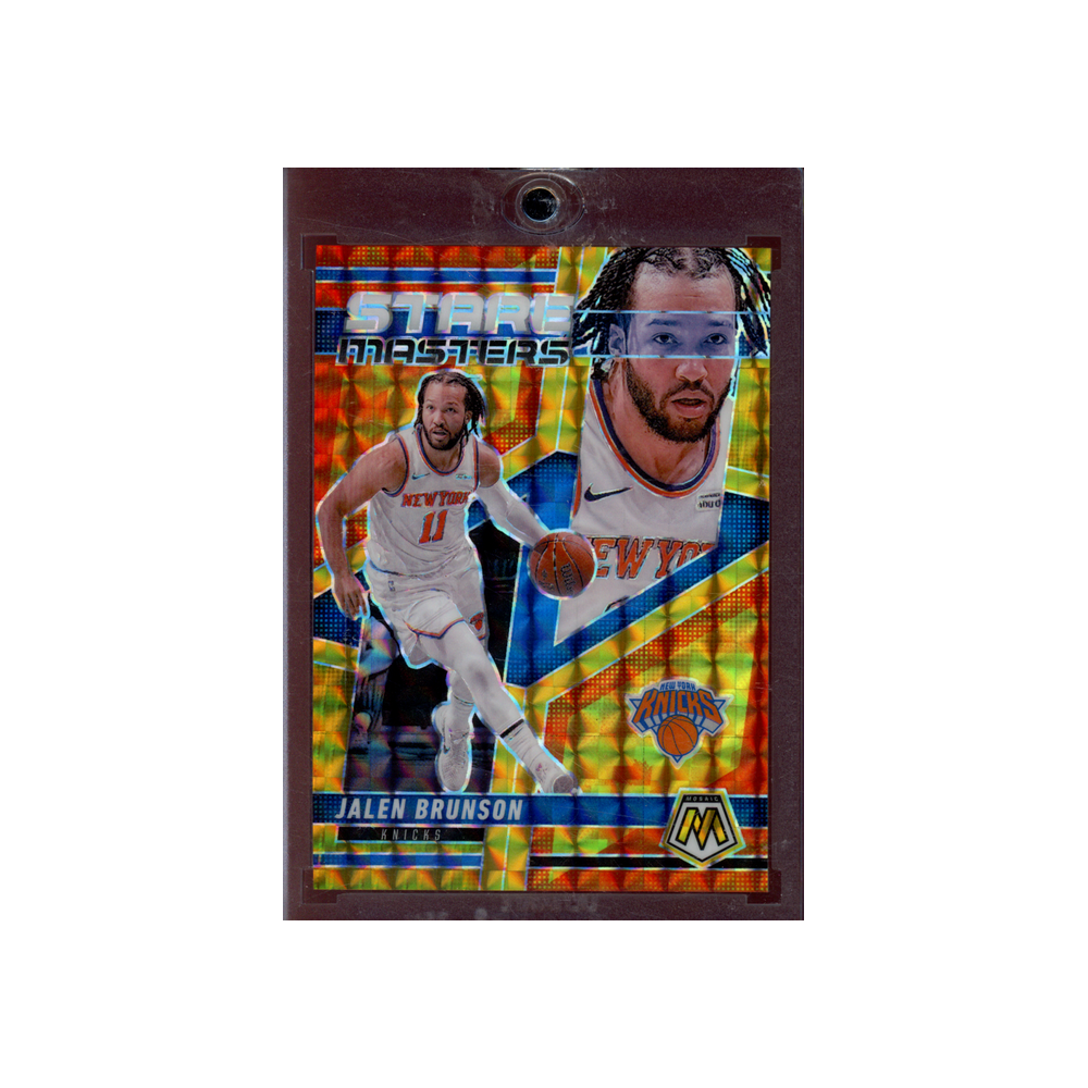 Jalen Brunson 2024-25 Panini Basketball Stare Masters Gold /10