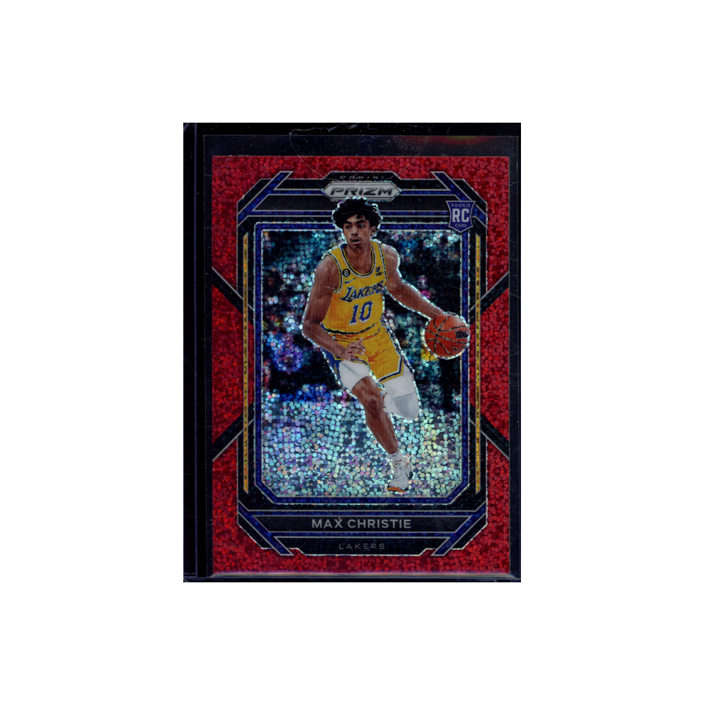 Max Christie 2022-23 Panini Prizm Basketball Rookie Red Sparkle