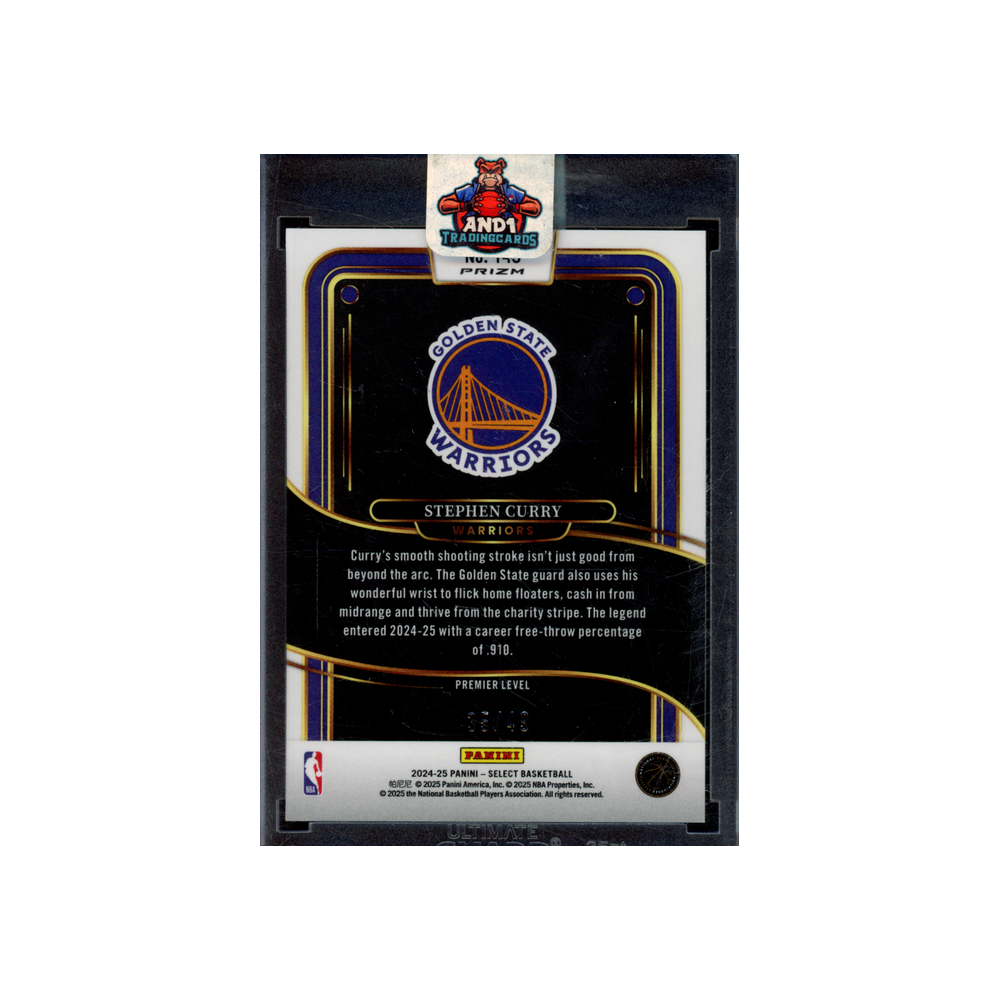 Stephen Curry 2024-25 Panini Select Basketball Red Disco /49