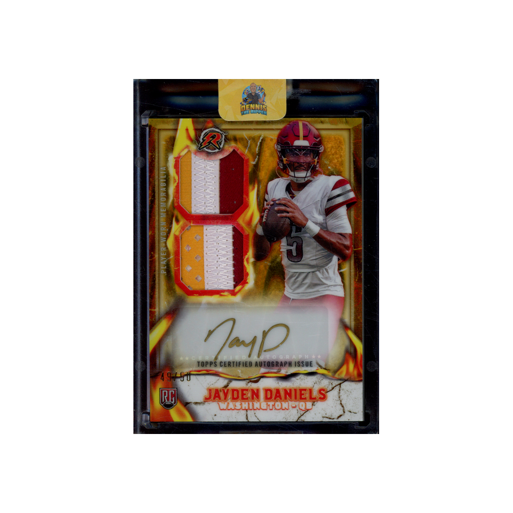 Jayden Daniels 2025 Topps Resurgence Ignite RPA /50