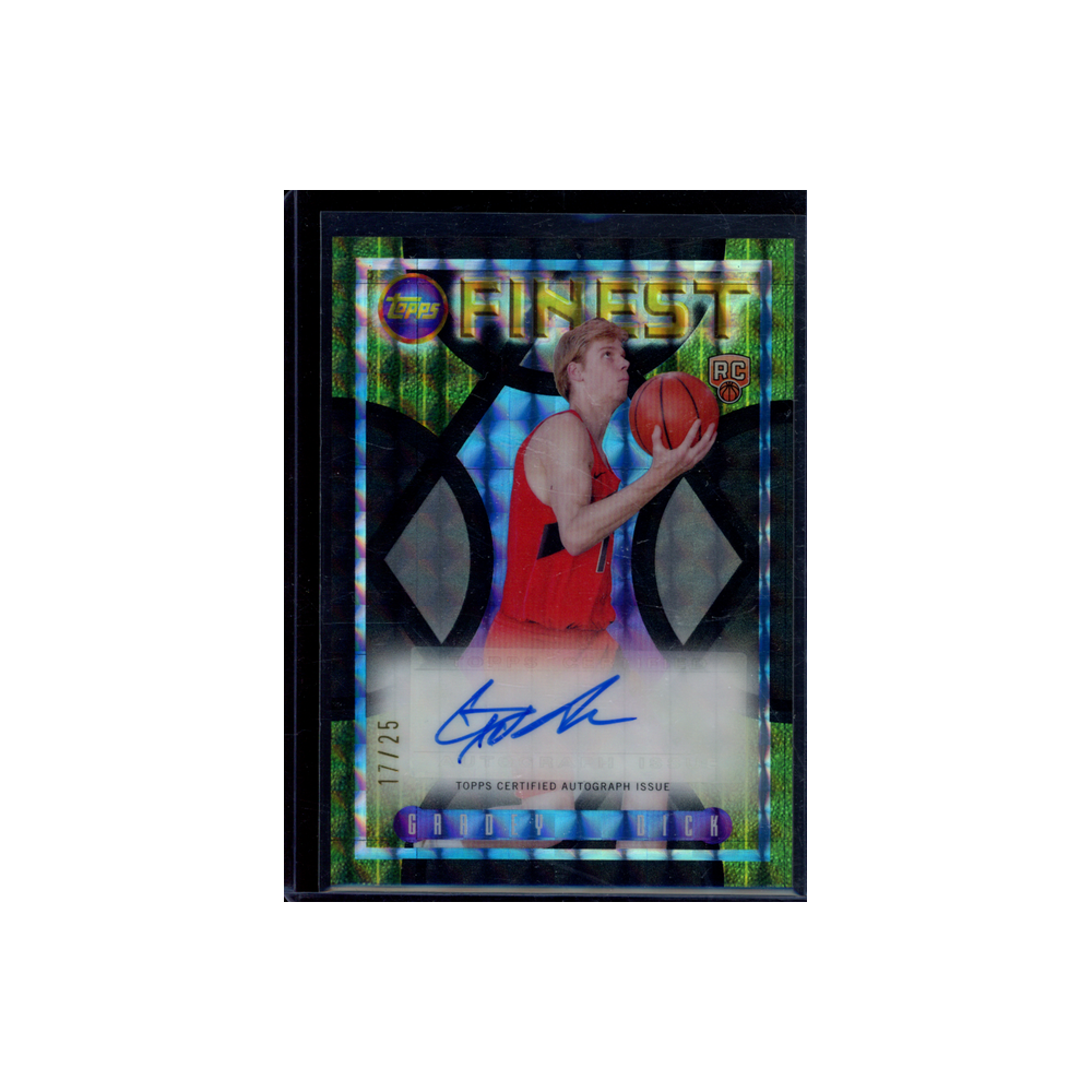 Gradey Dick 2023-24 Topps Finest Basketball Rookie Auto Green /25
