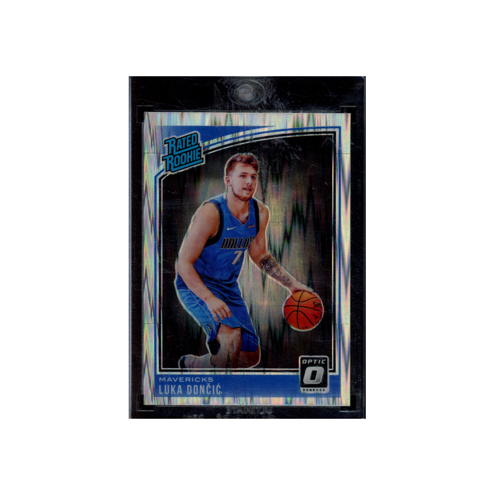 Luka Doncic 2018-19 Panini Donruss Optic Basketball Rated Rookie Shock
