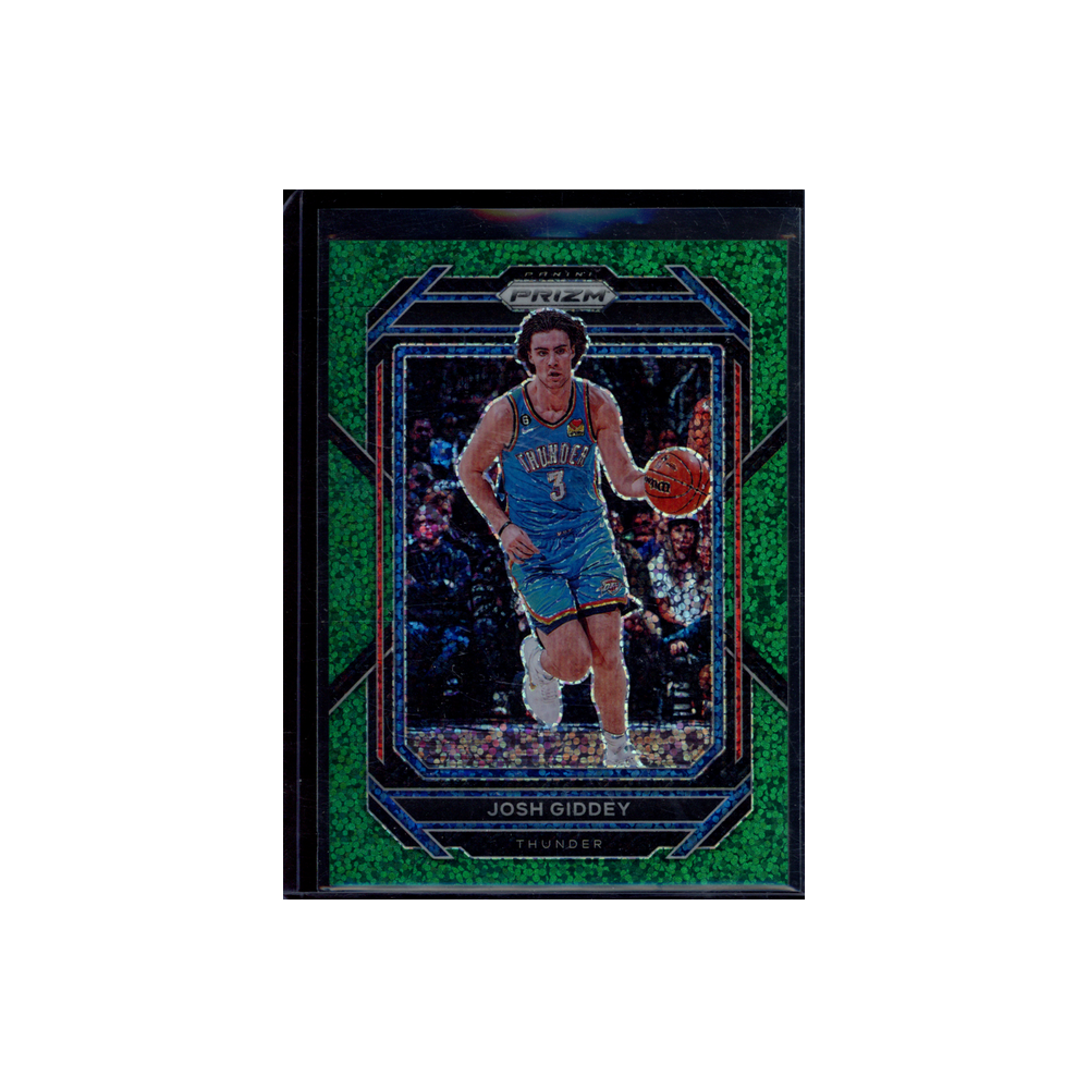 Josh Giddey 2022-23 Panini Prizm Basketball Green Sparkle /8